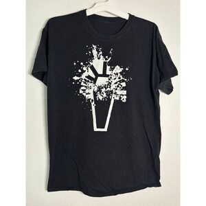 Team Liquid‎ Esports Graphic T-Shirt Black Short Sleeve Splatter Logo Mens Large